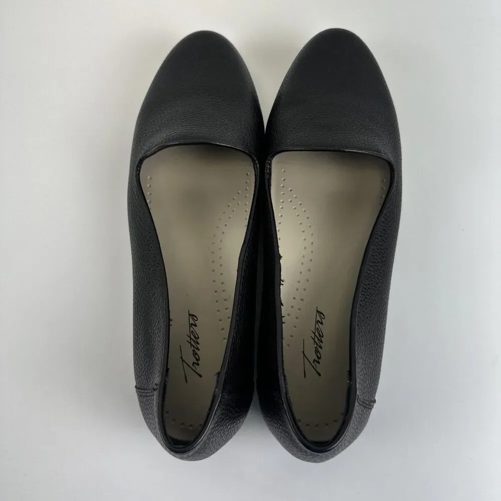 Trotters Black Leather Loafers - Picture 6 of 15